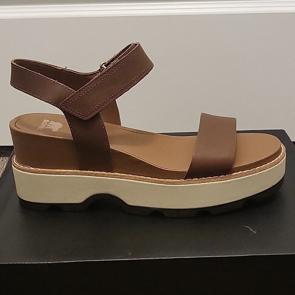 Sorel Women's Joanie™ IV Y Strap Wedge Sandal Size 11 Never Worn - Picture 11 of 17